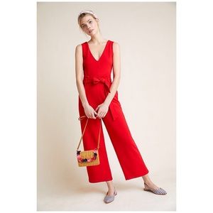 Anthropologie Cathy Structured Jumpsuit